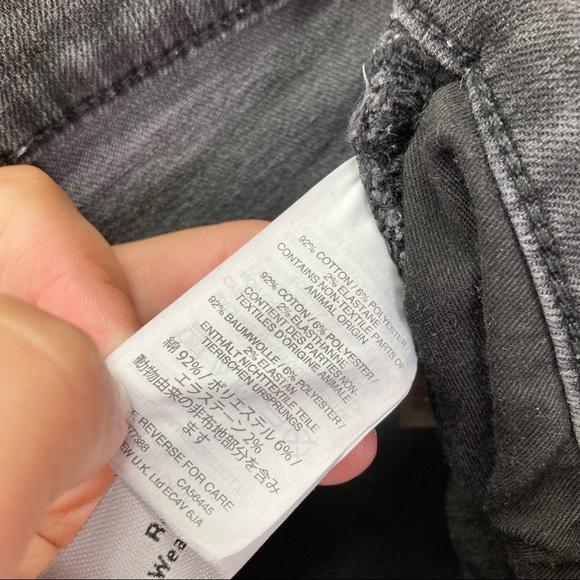 Madewell Cali Demi Boot Button Front Raw Hem Jeans - Picture 13 of 15